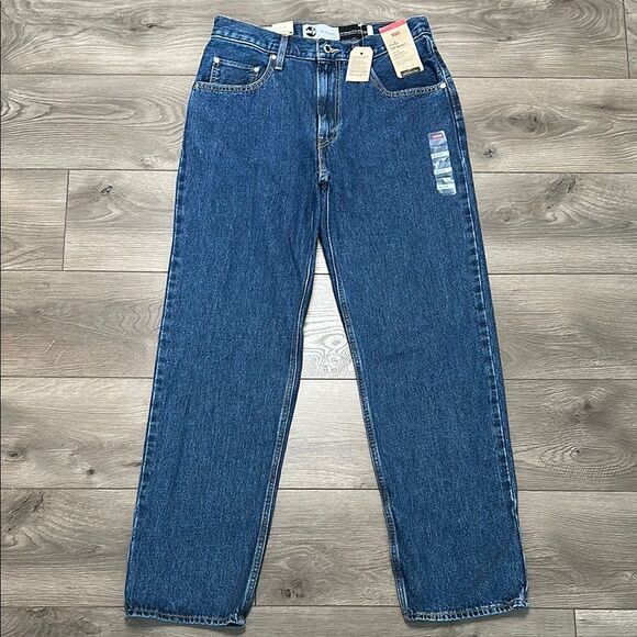 Levi's Denim - Levi’s Silver Tab 94 Baggy Mid Rise Straight Leg Blue Jeans Size 30